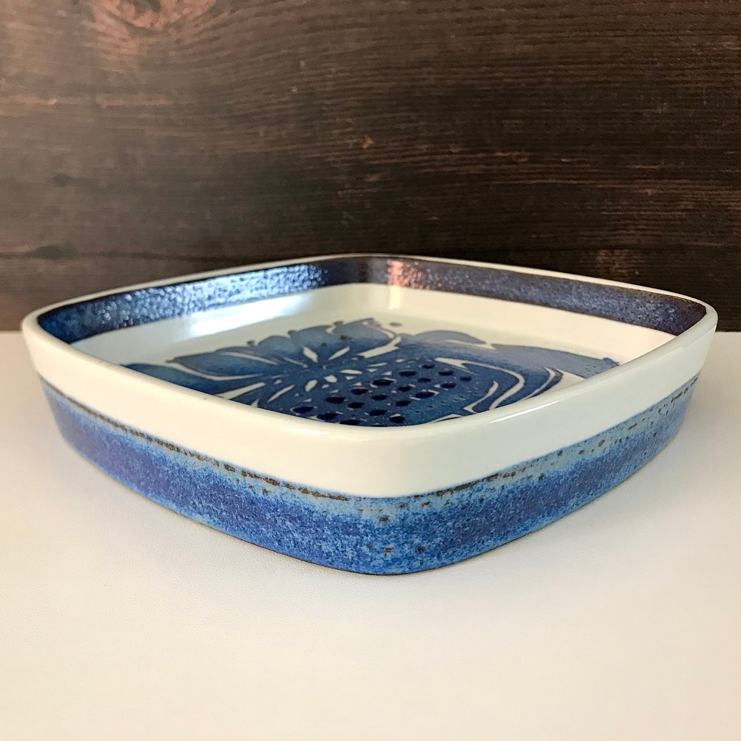 Royal Copenhagen Baca Blue Danish Dish Scandi Vintage Ceramics Pottery R