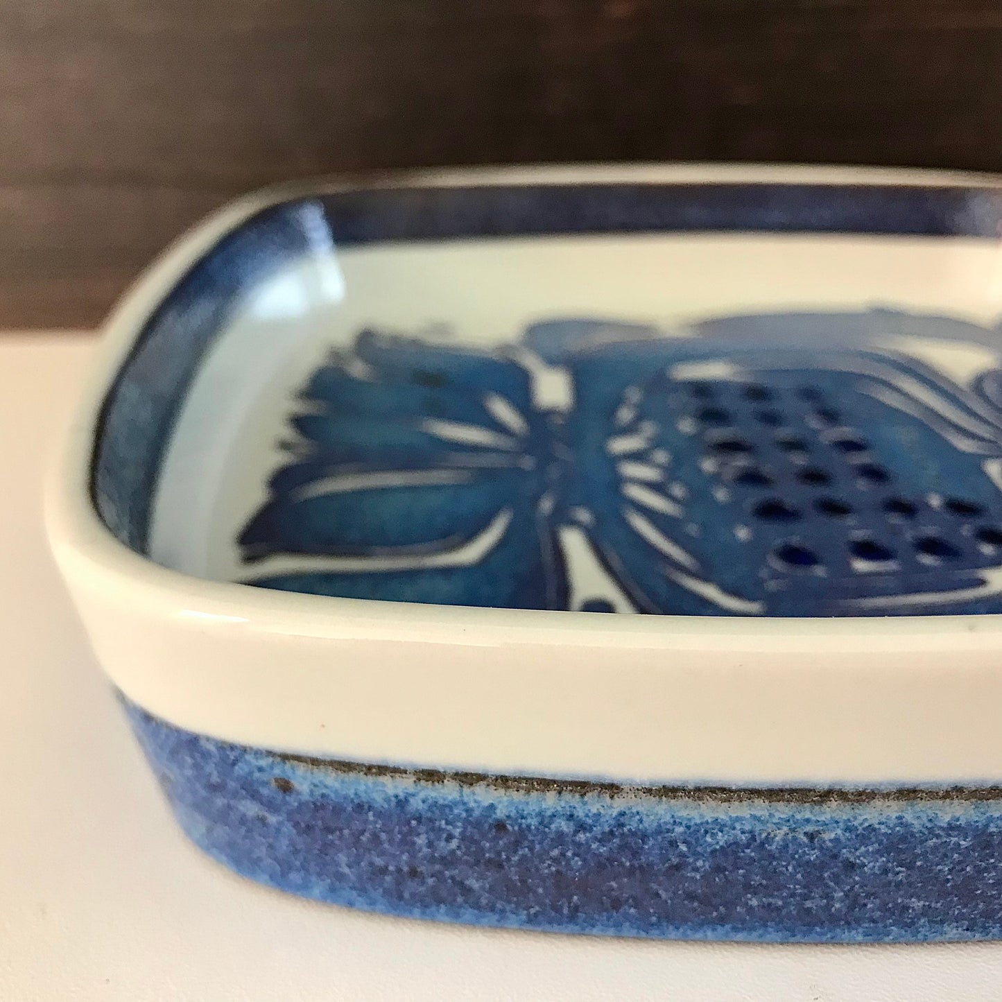 Royal Copenhagen Baca Blue Danish Dish Scandi Vintage Ceramics Pottery R