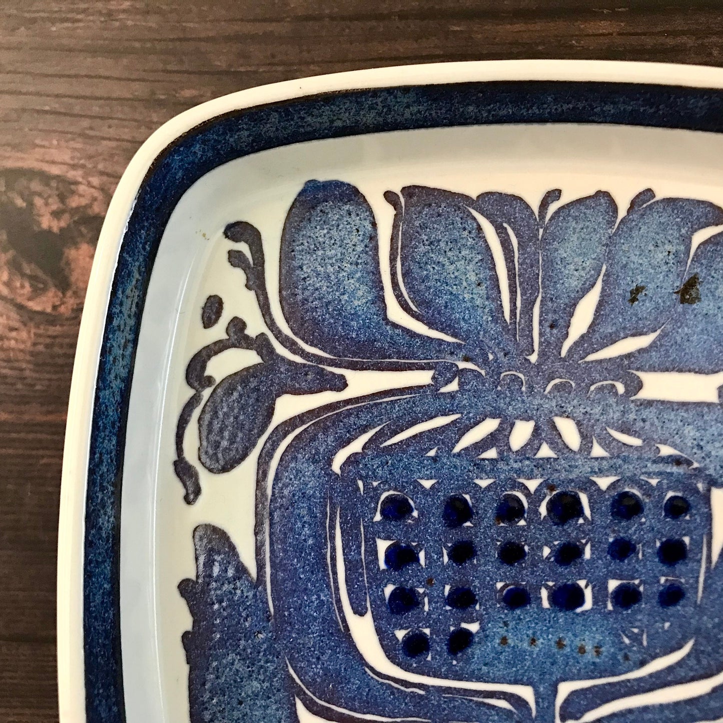 Royal Copenhagen Baca Blue Danish Dish Scandi Vintage Ceramics Pottery R