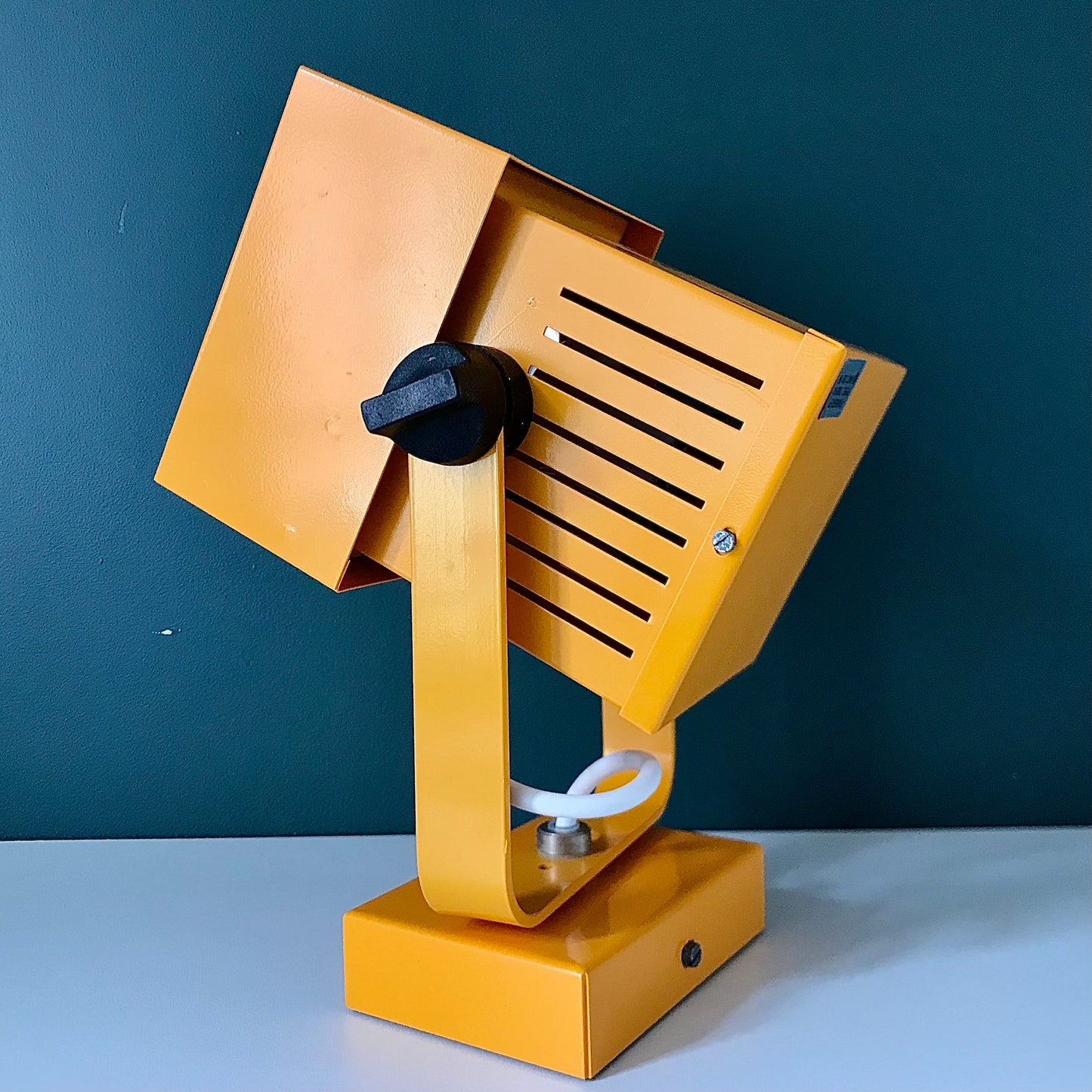 Vintage Danish Finnerup Yellow Spot Light Ceiling Wall Lamp Sconce Industrial
