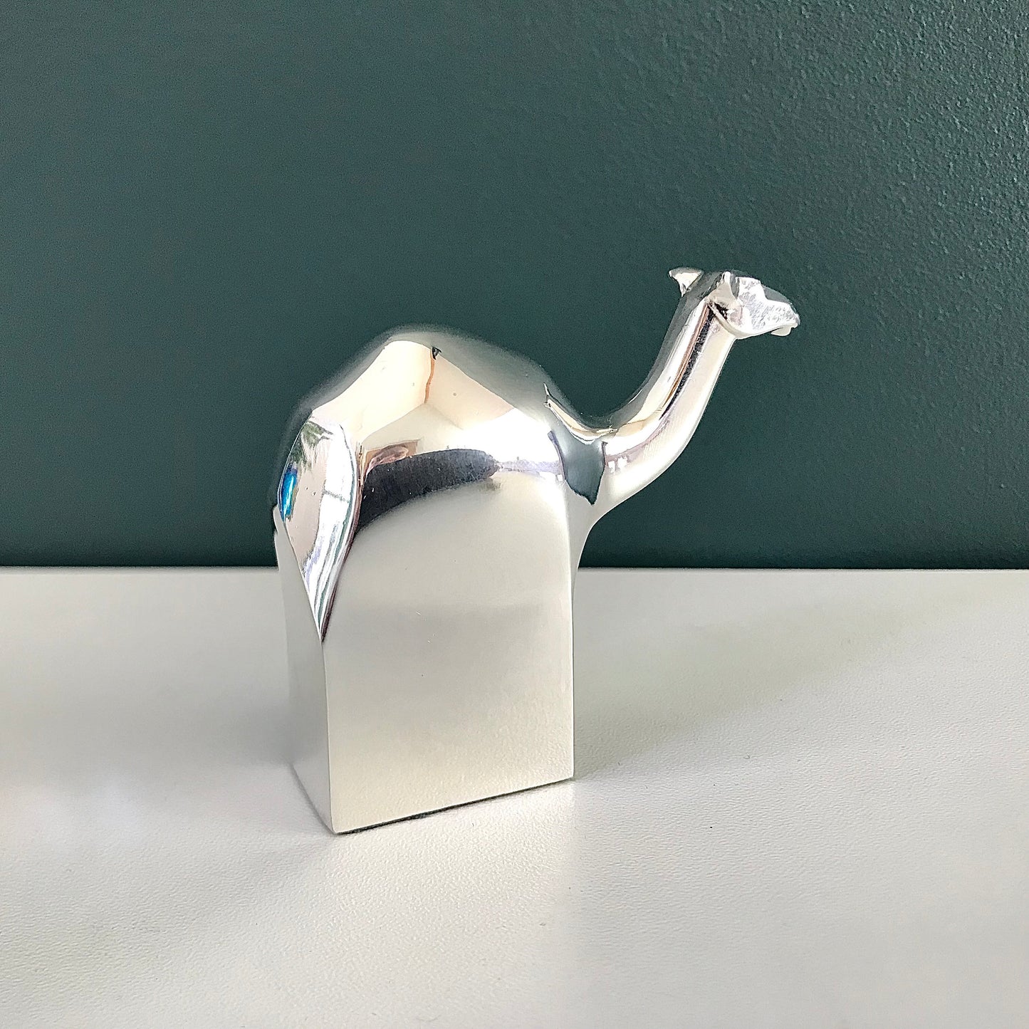 Dansk Designs Boxed Camel Silver Paperweight Danish Office Job Gifts Presents Retro