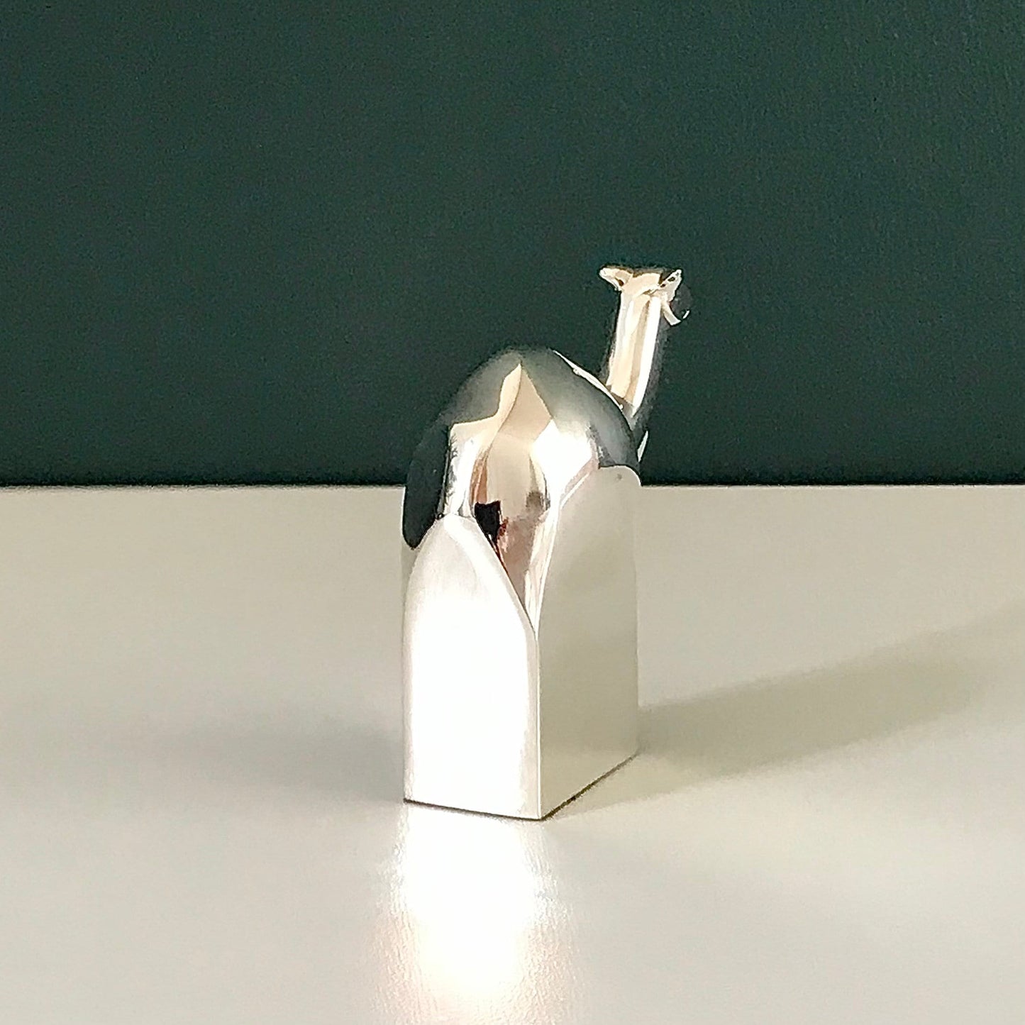 Dansk Designs Boxed Camel Silver Paperweight Danish Office Job Gifts Presents Retro