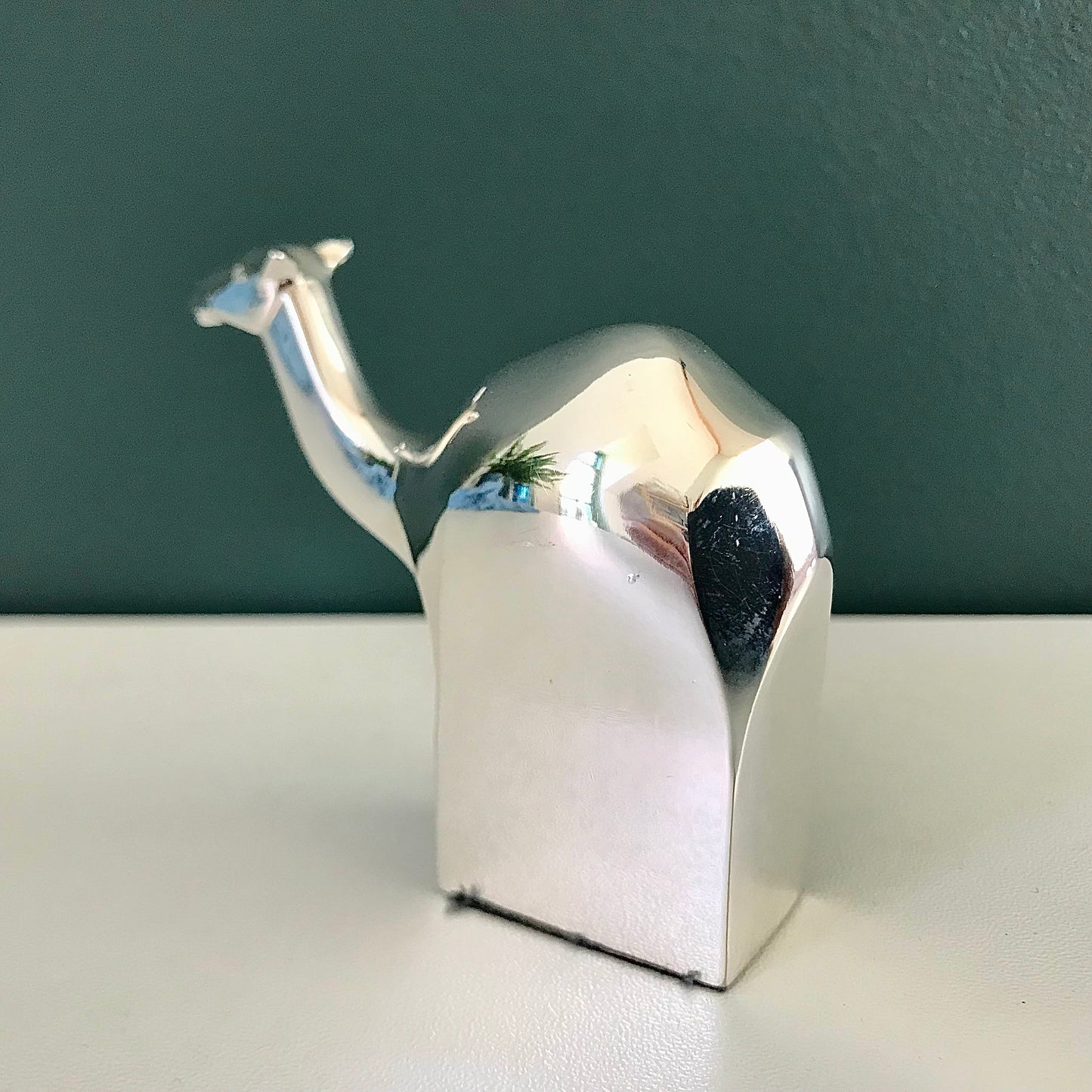 Dansk Designs Boxed Camel Silver Paperweight Danish Office Job Gifts Presents Retro
