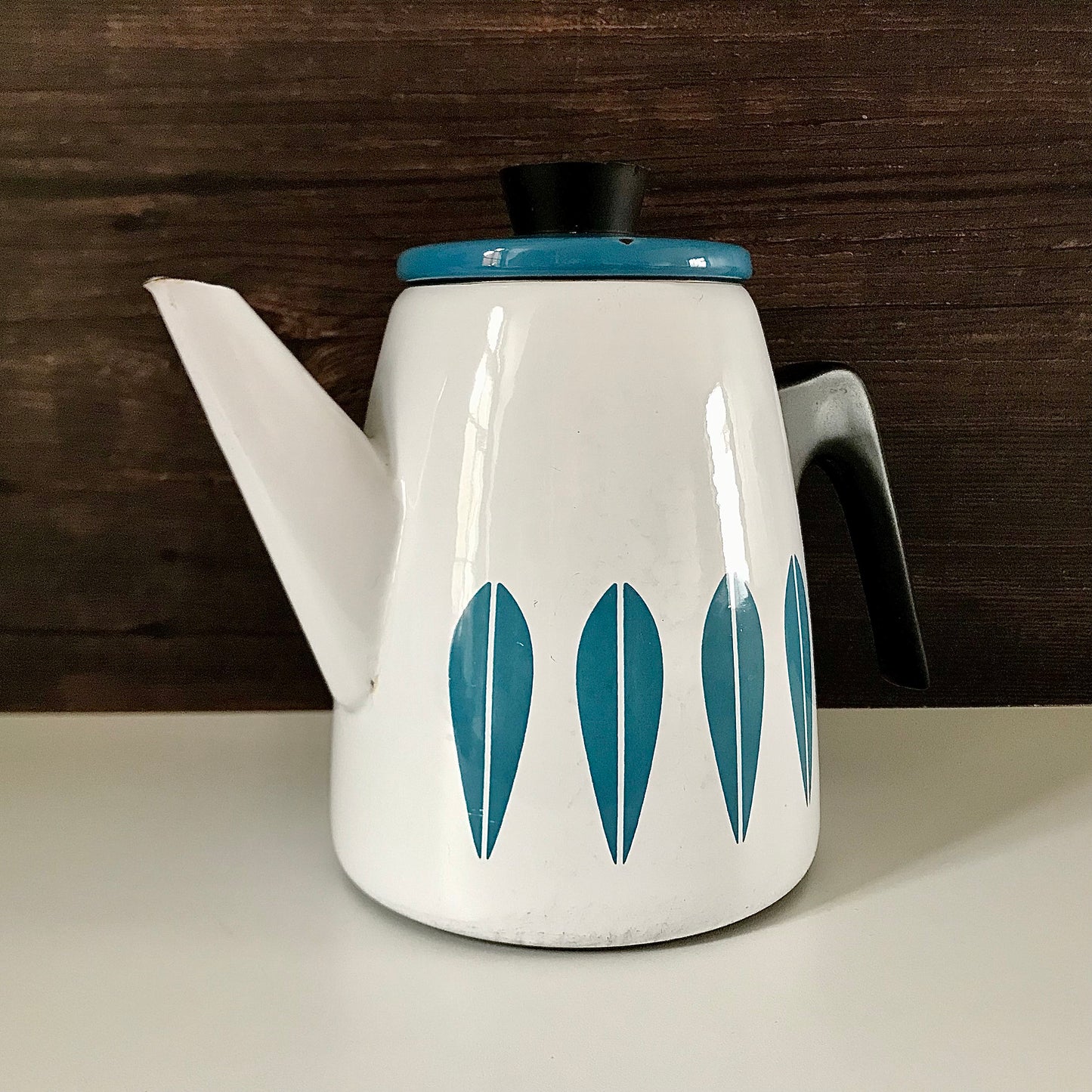 Cathrine Holm Blue Lotus Tea Coffee Pot 1960s Norwegian Scandinavian Scandi Style Design