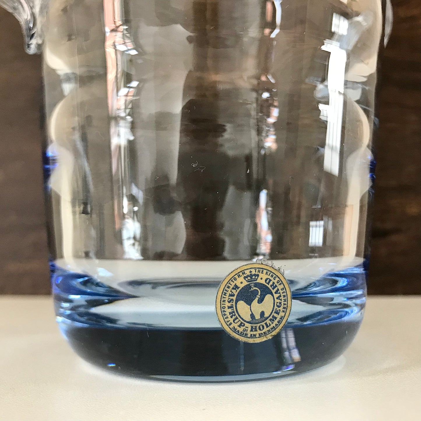 Holmegaard Denmark Danish Akva Glass Ice Bucket Retro Vintage Mens Dads Gift Present