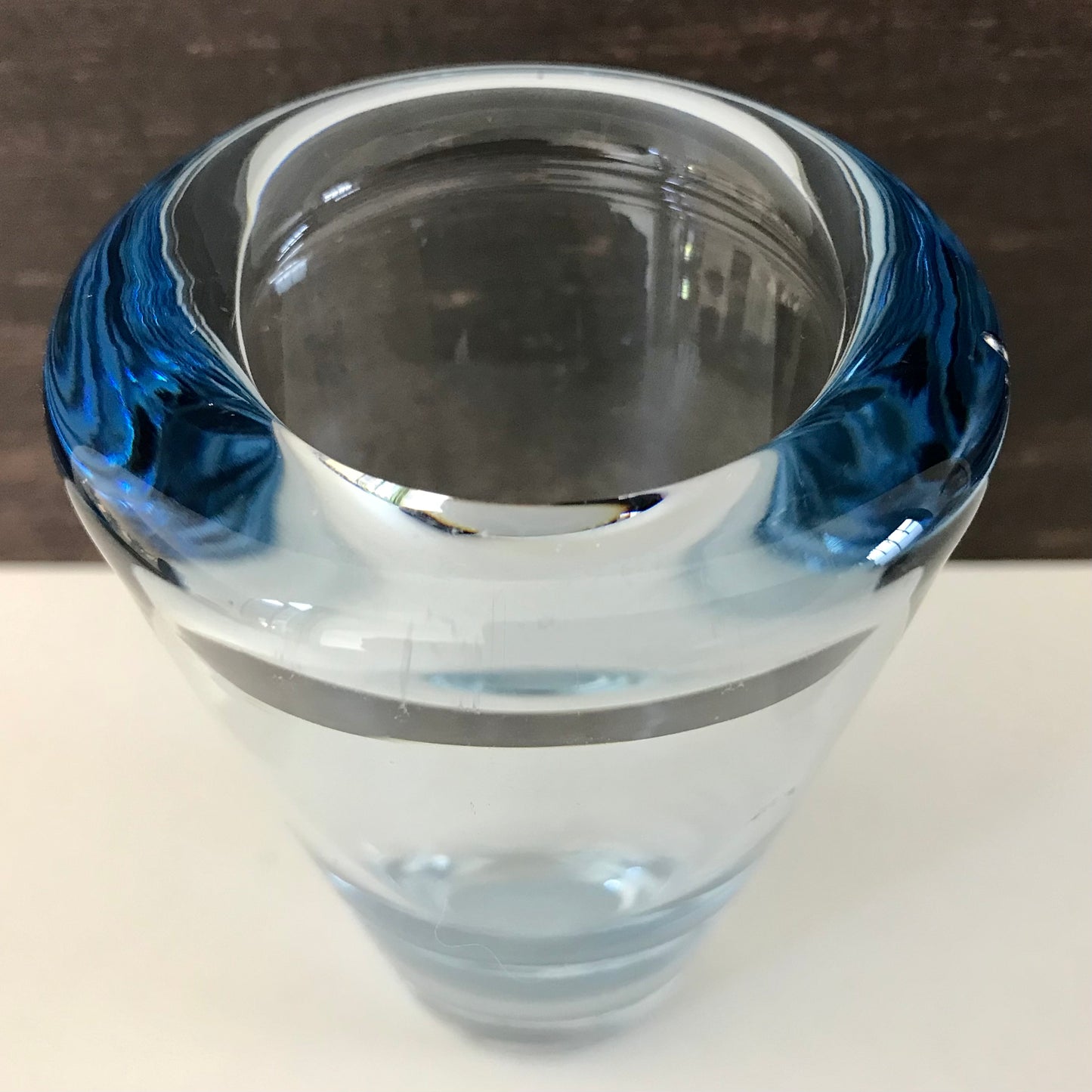 Holmegaard Denmark Akva Glass Bud Vase Danish Design 1950s Scandinavian