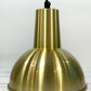 Danish Brass Gold Loft Style Pendant Lamp 1960s 1970s Retro Ceiling Light