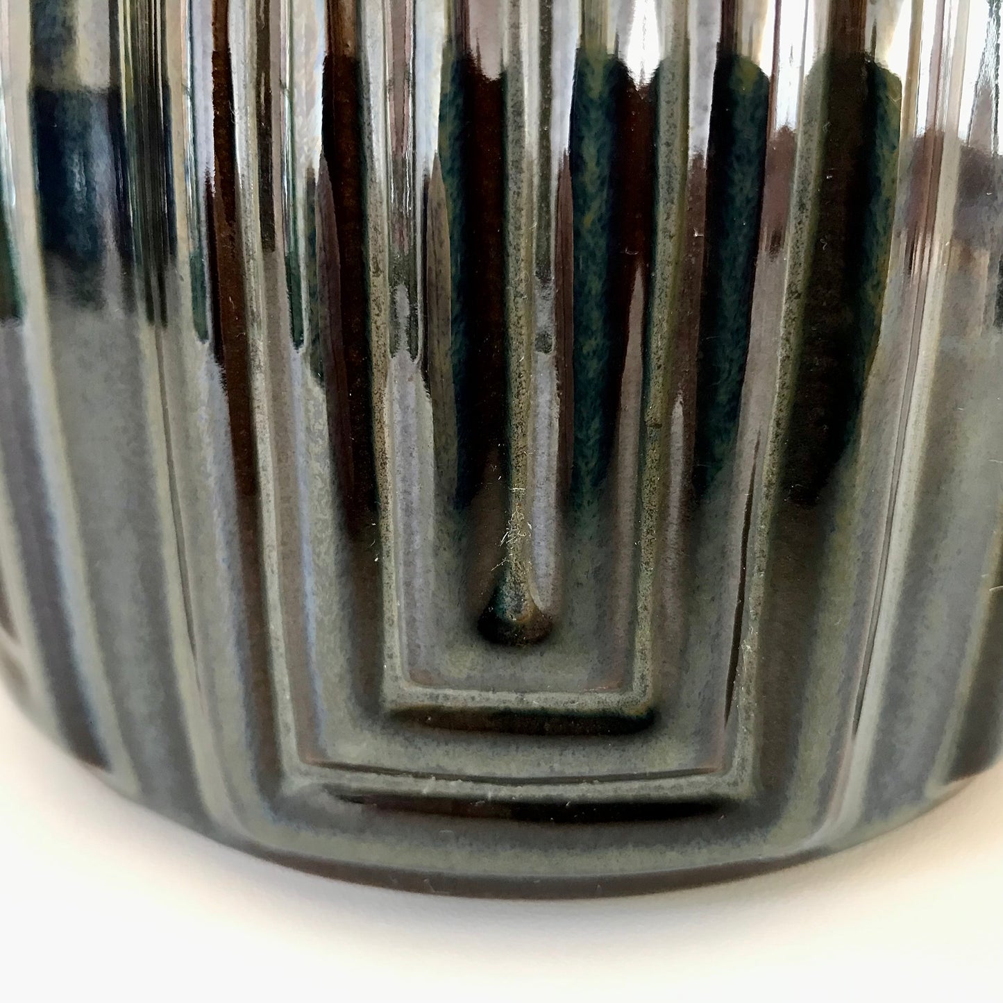 Soholm Pottery Blue Danish Table Lamp 1960s Retro Scandinavian 1039