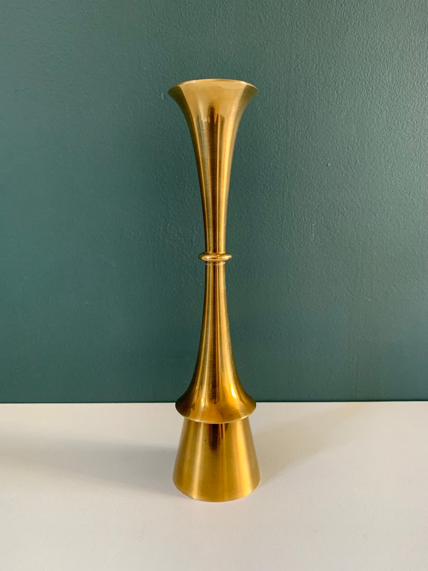 Vintage Danish Brass Candle Sticks Holder Quistgaard Retro 1950s 1960s Scandinavian