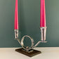 Art Deco Cohr Danish Silver Bronze Modernist Candle Holder Candleabra 1920s 1930s