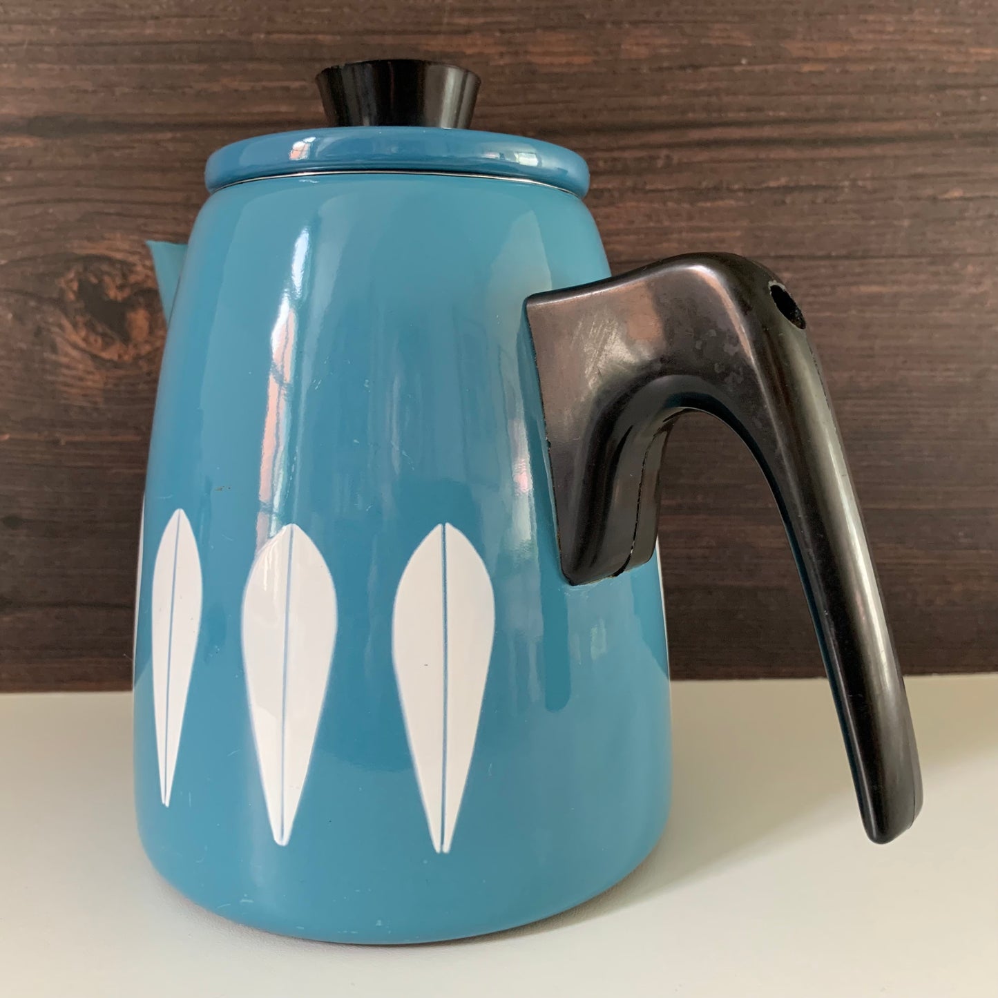 Cathrine Holm Blue Lotus Tea Coffee Pot 1960s Norwegian Scandinavian Scandi Style Design