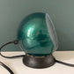 Swedish Metallic Green Ball Table Lamp 1970s Retro Light Atomic Era Frandsen