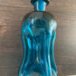 Holmegaard Danish Kluk Glug Teal Blue Glass Bottle Gifts Turquoise
