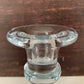Holmegaard Amor Vintage Danish Clear Glass Candle Holder
