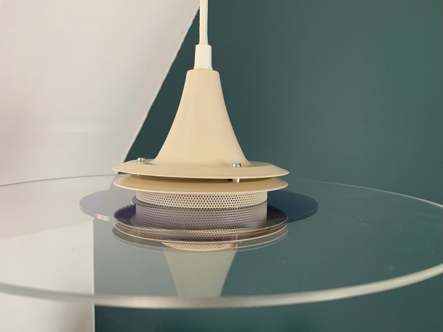 Mid Century Danish Ceiling Pendant Lamp Space Age Retro Scandinavian