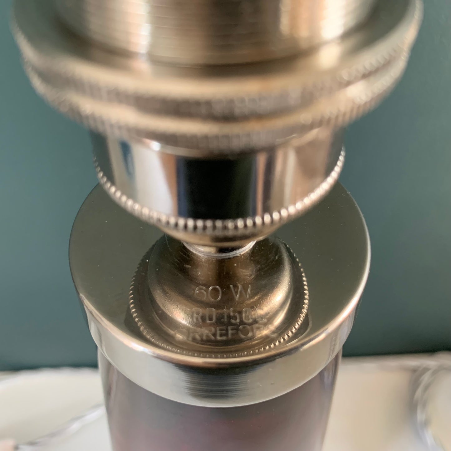 LARGE Orrefors Ruby Red Swedish Crystal Glass 1960s Table Lamp Carl Fagerlund Design