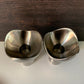 Georg Jensen Bloom Steel Candle Holders (Pair) Danish Design