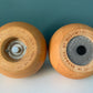 Bodum Nissen Danish Ball Boy Salt Pepper Mills & Stand Set Wood Quistgaard Era