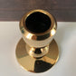 Asmussen 1 Drop Danish Gold Plated Candle Stick Holder 1970s Hamlet