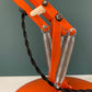Vintage Orange Anglepoise Desk Office Lamp 1970s 1980s British Design