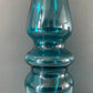 Ryd Swedish Turquoise Blue Glass Bud Vase 1960s 1970s Vintage Retro Scandinavian
