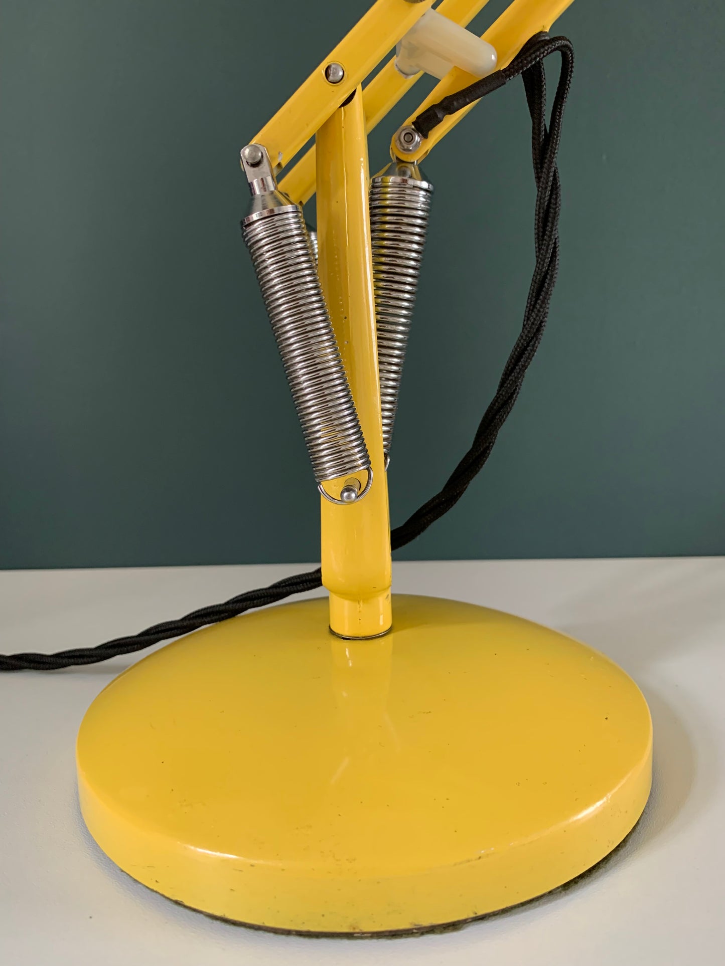 RARE Vintage Yellow Anglepoise Desk Office Lamp 1960s 1970s British Design