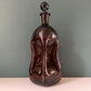 Vintage Scandinavian Kluk Glug Pinched Glass Decanter Bottle Carafe