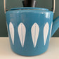 Cathrine Holm Blue Lotus Kettle 1960s Norwegian Scandinavian Scandi Style Design
