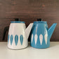 Cathrine Holm Blue Lotus Tea Coffee Pot 1960s Norwegian Scandinavian Scandi Style Design