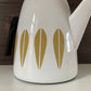 Cathrine Holm Olive Green Lotus Tea Coffee Pot 1960s Norwegian Scandinavian Scandi Style Design