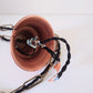 Danish Solid Copper Industrial 1960s Pendant Lamp Ceiling Light Scandinavian Retro