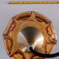 Danish Swedish Amber Glass Pendant Ceiling Lamp 1960s Retro Scandinavian Light