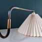 Danish Swivel Sconce Swing Arm Wall Lamp Vintage Le Klint Style Art Deco Brass Light