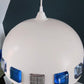 Swedish Danish Erik Hoglund Glass Pendant Lamp 1960s Space Age Lighting