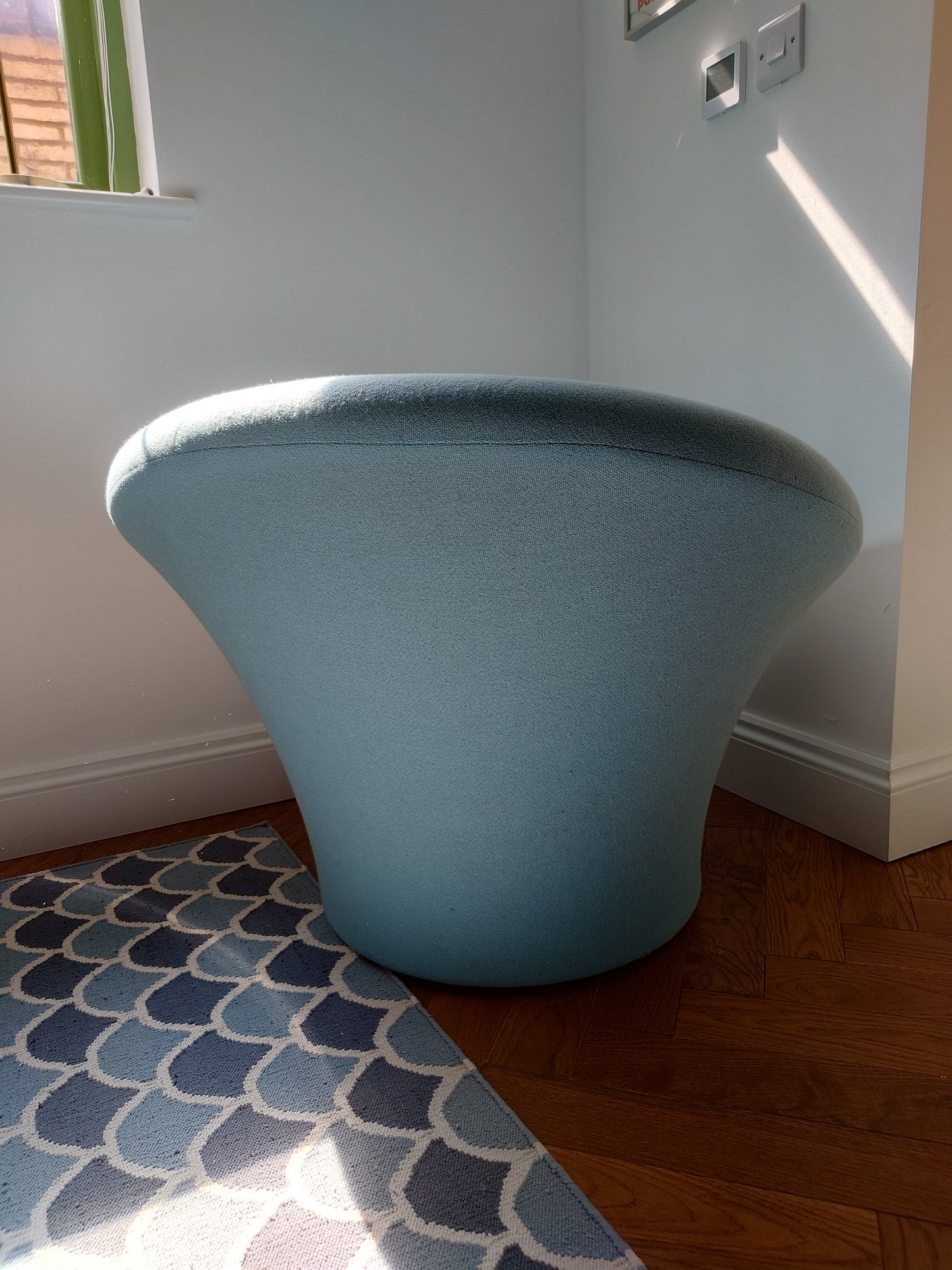 Vintage Pierre Paulin for Artifort Blue Mushroom Chair