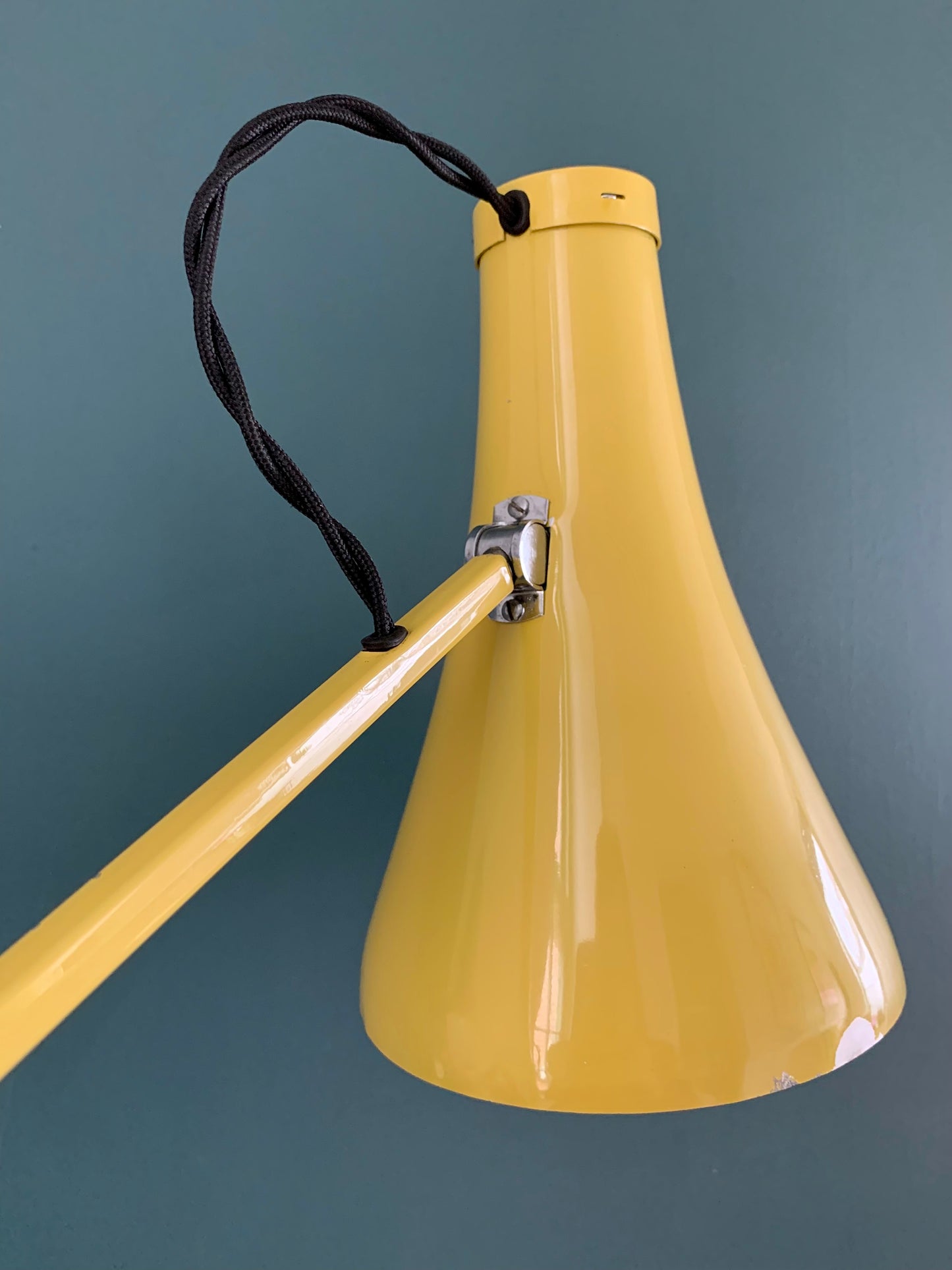 RARE Vintage Yellow Anglepoise Desk Office Lamp 1960s 1970s British Design