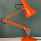 Vintage Orange Anglepoise Desk Office Lamp 1970s 1980s British Design