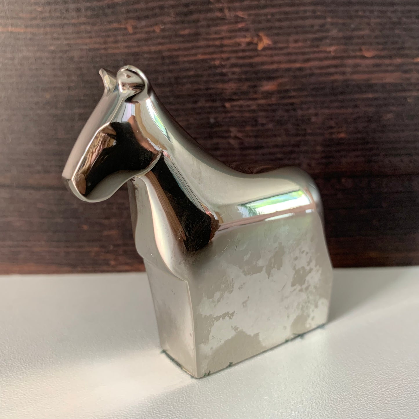 Vintage Dansk Silver Horse Paperweight Boxed Danish Designs Gifts