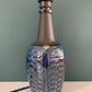 Soholm Pottery Blue Danish Table Lamp Vintage 1960s Retro 3329