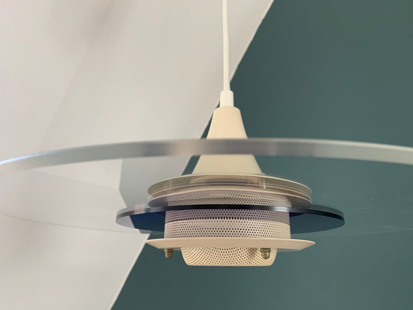 Mid Century Danish Ceiling Pendant Lamp Space Age Retro Scandinavian