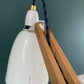 British 1970s White Maclamp Desk Lamp Retro Conran Design