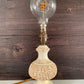 Mid Century Italian Cream Bristolia Ceramic Table Lamp