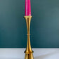 Vintage Danish Brass Candle Sticks Holder Quistgaard Retro 1950s 1960s Scandinavian
