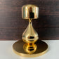 Asmussen 1 Drop Danish Gold Plated Candle Stick Holder 1970s Hamlet