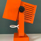 Vintage Danish Finnerup Orange Spot Light Ceiling Wall Lamp Industrial Design