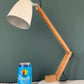 British 1970s White Maclamp Desk Lamp Retro Conran Design