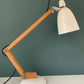 British 1970s White Maclamp Desk Lamp Retro Conran Design