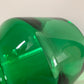 Riihimaki Emerald Green Glass Vase Tamara Aladin 1472 Vintage 1960s 1970s Scandinavian Finnish Retro