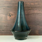 Riihimaki Midnight Blue Glass Vase Finnish 1379 1960s 1970s Rocket Atomic