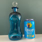 Holmegaard Danish Kluk Glug Teal Blue Glass Bottle Gifts Turquoise